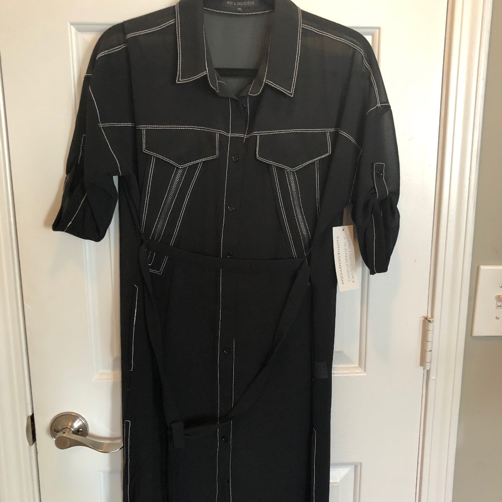 HOT & DELICIOUS BLACK SHEER DRESS